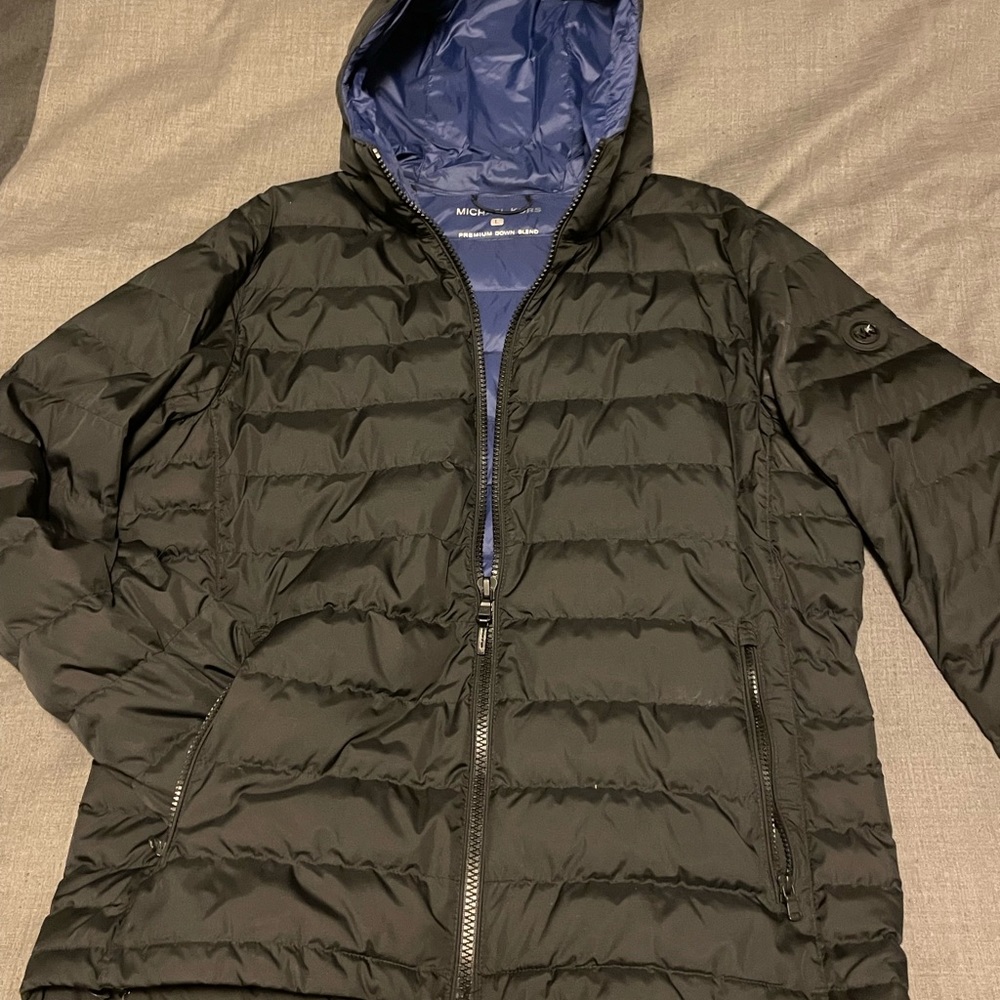 Michael Kors Men’s down hooded coat size L